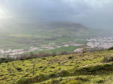 Flooded land at Gilestone